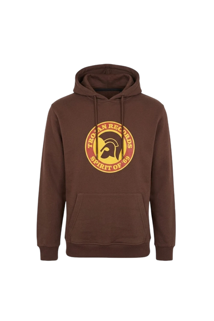 TROJAN SPIRIT OF '69 HOODIE TR/9107, CHOCOLATE