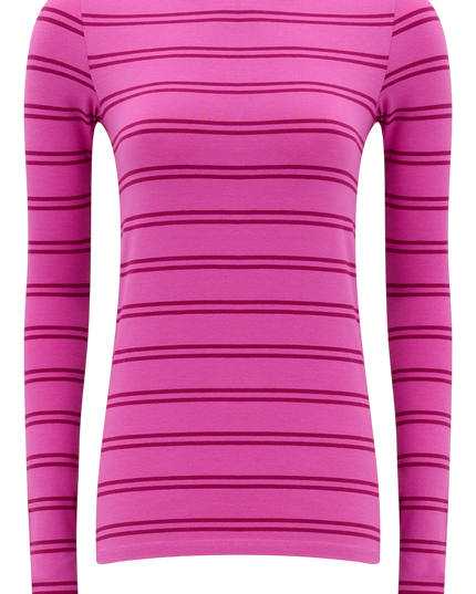 Sugarhill Brighton Trista Jersey Thumbhole top, pink/ dark mauved