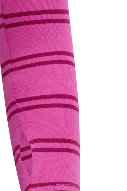 SUGARHILL BRIGHTON TRISTA JERSEY THUMBHOLE TOP, PINK/ DARK MAUVED