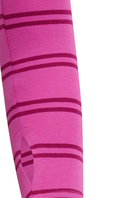SUGARHILL BRIGHTON TRISTA JERSEY THUMBHOLE TOP, PINK/ DARK MAUVED