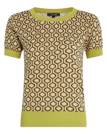 King Louie Gigi Top Rocchi Lentil Green