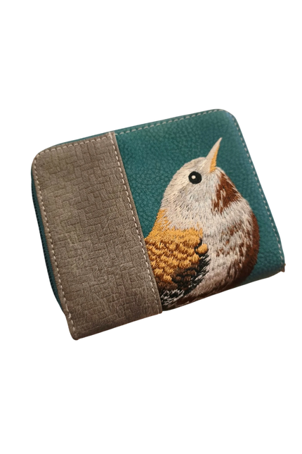 HI-DI-HI PORTEMONEE,  VOGEL TEAL