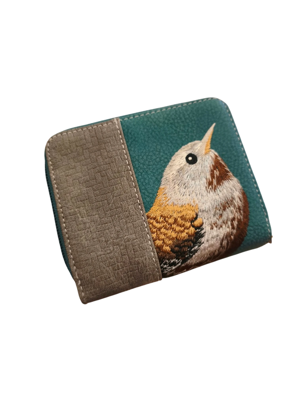HI-DI-HI PORTEMONEE,  VOGEL TEAL
