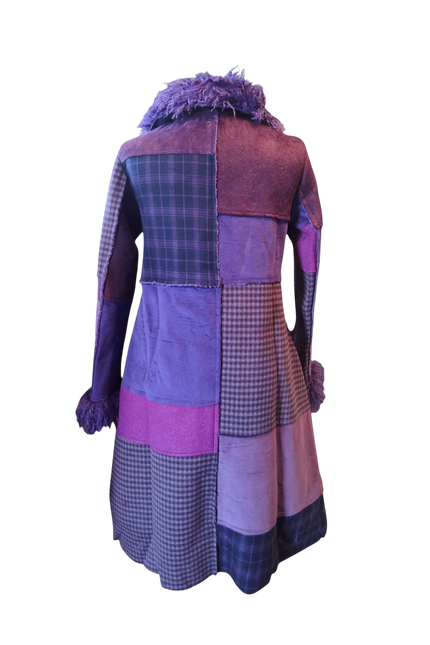 HEART WINTERJAS NOVA ZEMBLA, PATCHWORK PURPLE
