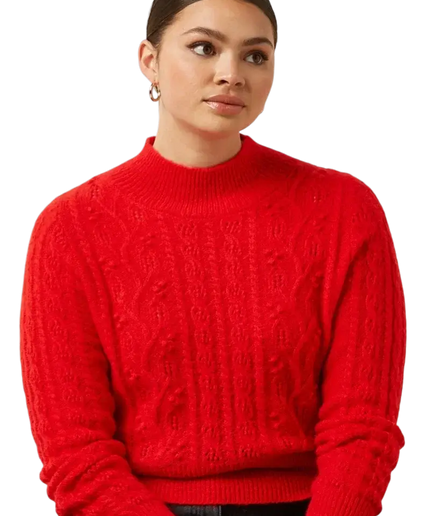 TOP KING LOUIE NILDE LEON ROJO INTENSO