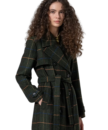 SURKANA zimowa kurtka ELEANOR KHAKI/ZIELONA