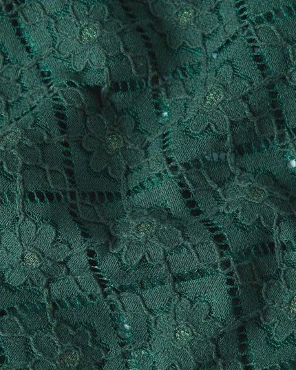 Maisie Blouse Artiste Lace, Amazon Green