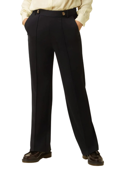 GARBO PINTUCK PANTS UNI RODEO BLACK