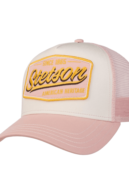 STETSON TRUCKERCAP AMERICAN HERITAGE, PINK