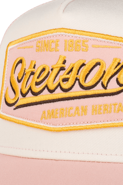 STETSON TRUCKERCAP AMERICAN HERITAGE, PINK