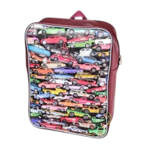 KUNSTBOER RUGZAK VINATGE TOY CARS