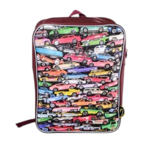 KUNSTBOER RUGZAK VINATGE TOY CARS