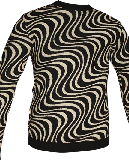 Wavyline black-creme