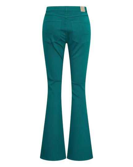 Dora flared leg, emerald