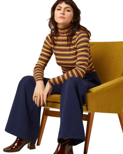 Rollneck Top Eira Stripe multi color