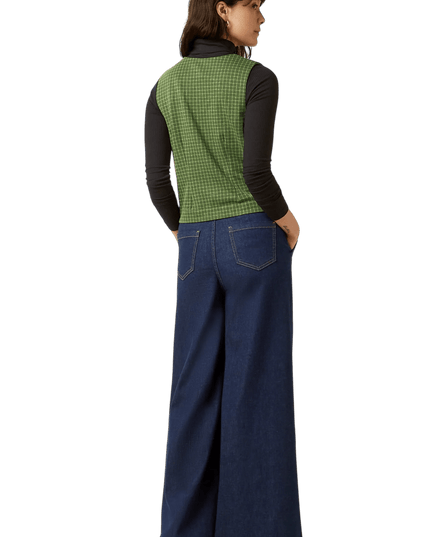 King Louie Bianca Gilet Ivy Check, guacemole