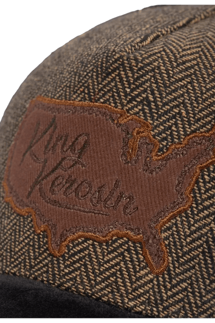 KING KEROSIN TRUCKERCAP, Black and Brown