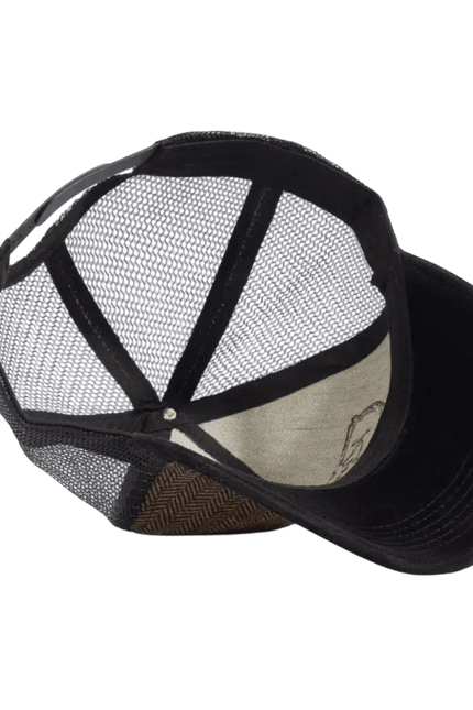 KING KEROSIN TRUCKERCAP, Black and Brown