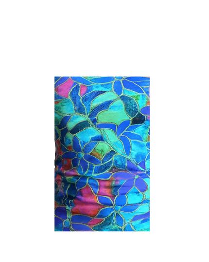 retro dames top multi kleur