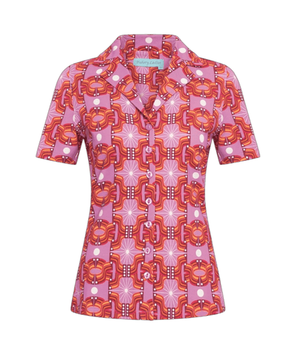 BAKERY DAMSKA BLUZKA PEGGY, DOMINO WAVE LILAC