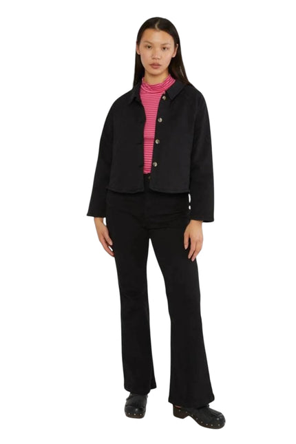 BLUTSGESCHWSITER BROEK YES WE FLARE GATO NEGRO, BLACK