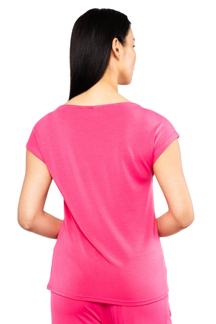 BLUTSGESCHWISTER SHIRT BREEZY FLOWGIRL strong pink