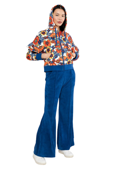 SWEAT À CAPUCHE ZIPPÉ RUFFLE REBEL