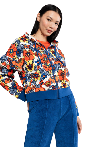 ZIP-UP HOODIE RUFFLE REBEL