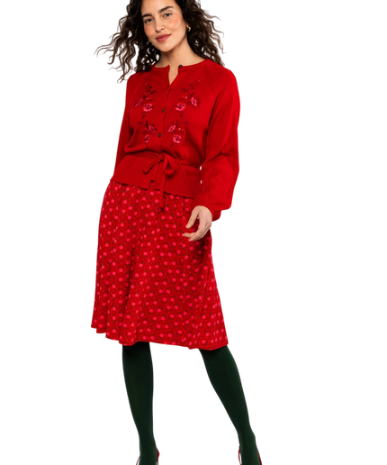 BLUTSGESCHWISTER Sukienka Shalala Tralala, jabłko kocha jabłko
