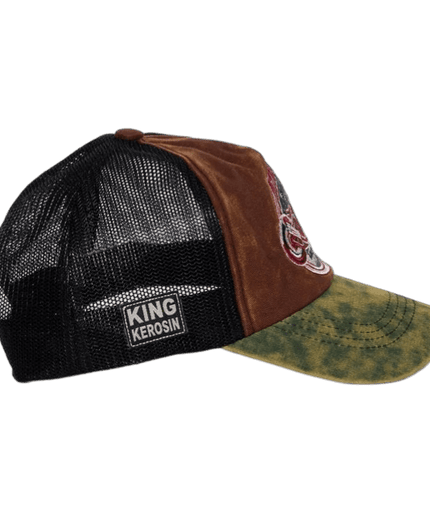 GORRA TRUCKER KING KEROSIN, BOBBER MARRÓN