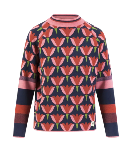 BLUTSGESCHWISTER Knitted Jumper Cold Day Warm Heart