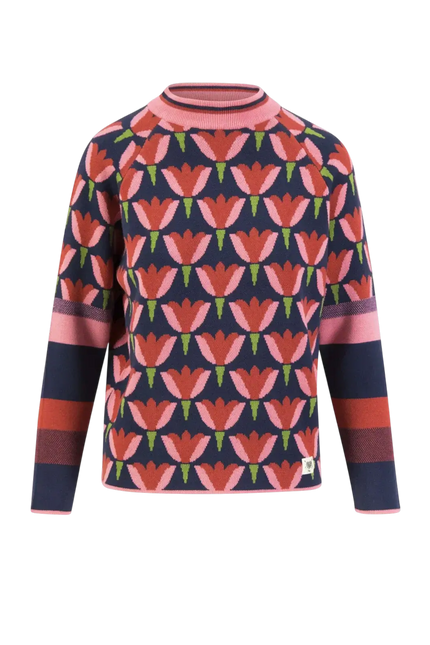 BLUTSGESCHWISTER Strickpullover Cold Day Warm Heart