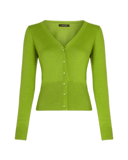 King Louie Cardigan V Cocoon", mørk citron