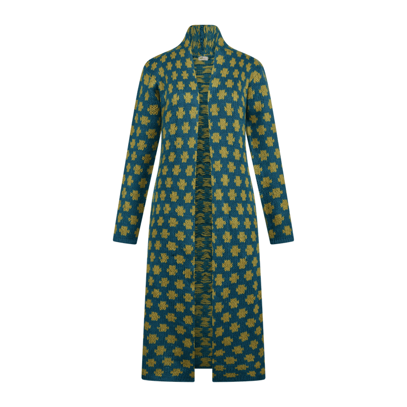 Cardigan Flash muschio petrolio