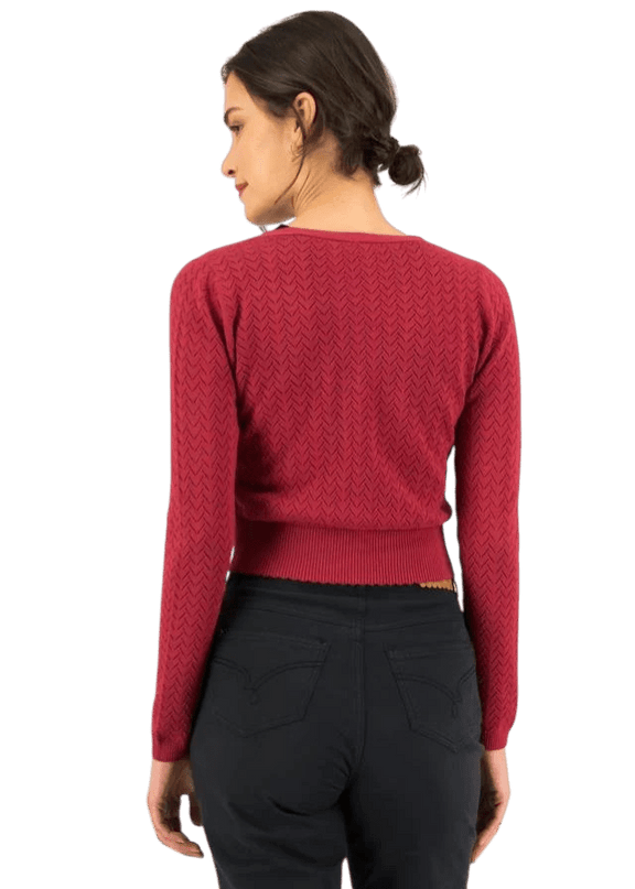 BLUTSGESCHWISTER CARDIGAN SAVE THE WORLD LOVE ME HEARTS DOTS