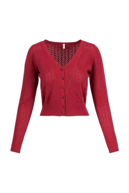 BLUTSGESCHWISTER Cardigan Save The World Love me Hearts prikker