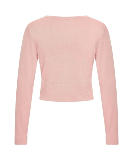 ZILCH SHORT CARDIGAN, ROSEWATER