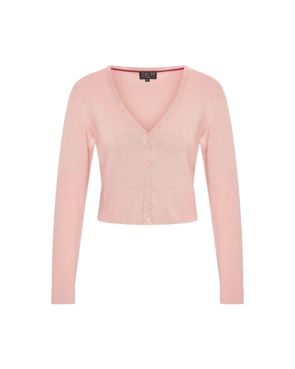 King Louie Kort Cardigan, rosevand