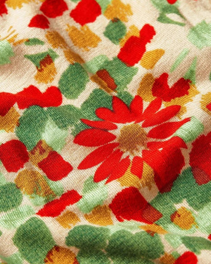 King Louie Carina Blouse Punch, fire red