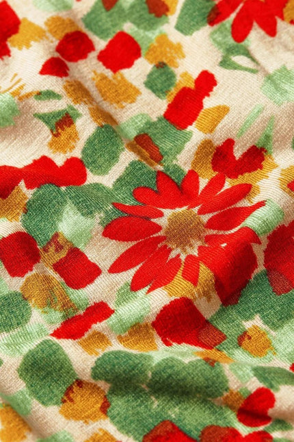 King Louie Carina Blouse Punch, rouge feu