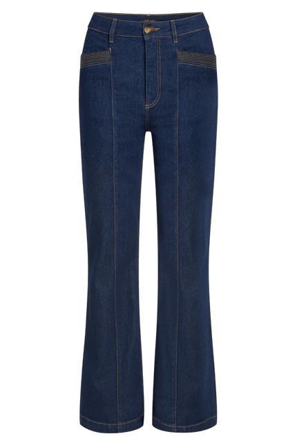 Chris Hose Onyx Denim", tiefblau