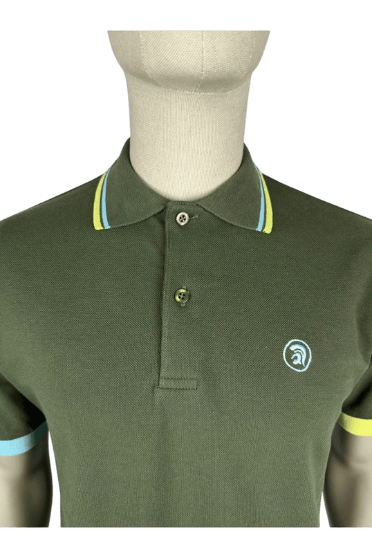 Contrast Rib Pique Polo