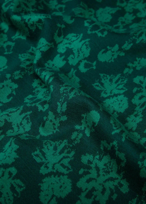 Ar Lá Geimhridh Flared prionsaí tapiséir glas