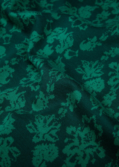 On a Winters Day Flared princess tapestry green