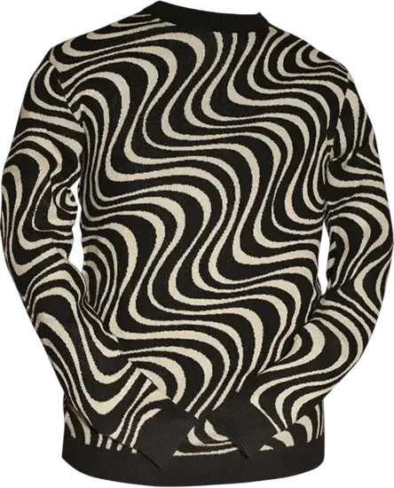 Linha Ondulada preto-creme