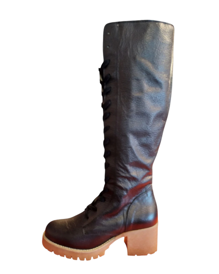 rijglaars Serena zwart