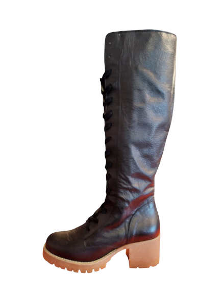 rijglaars Serena zwart