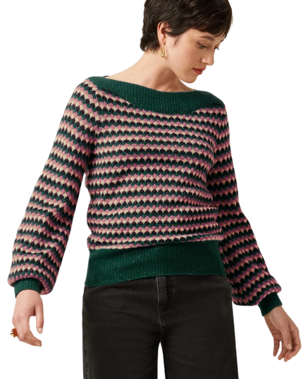 Erin Top Flora, pine green