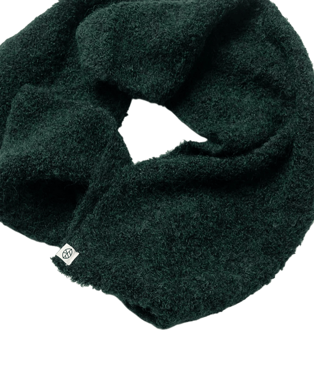 SURKANA Il bouclé riciclato - verde bottiglia
