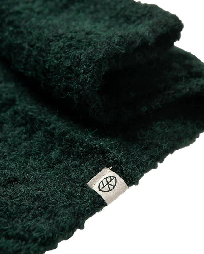 SURKANA Il bouclé riciclato - verde bottiglia